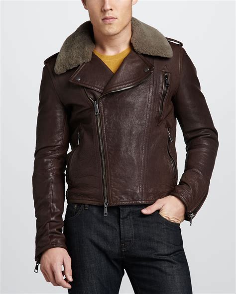 burberry fur jacket men|burberry brit jacket men's.